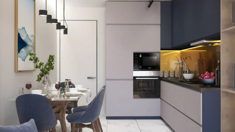Cocina abierta reformada en una vivienda de Sevilla