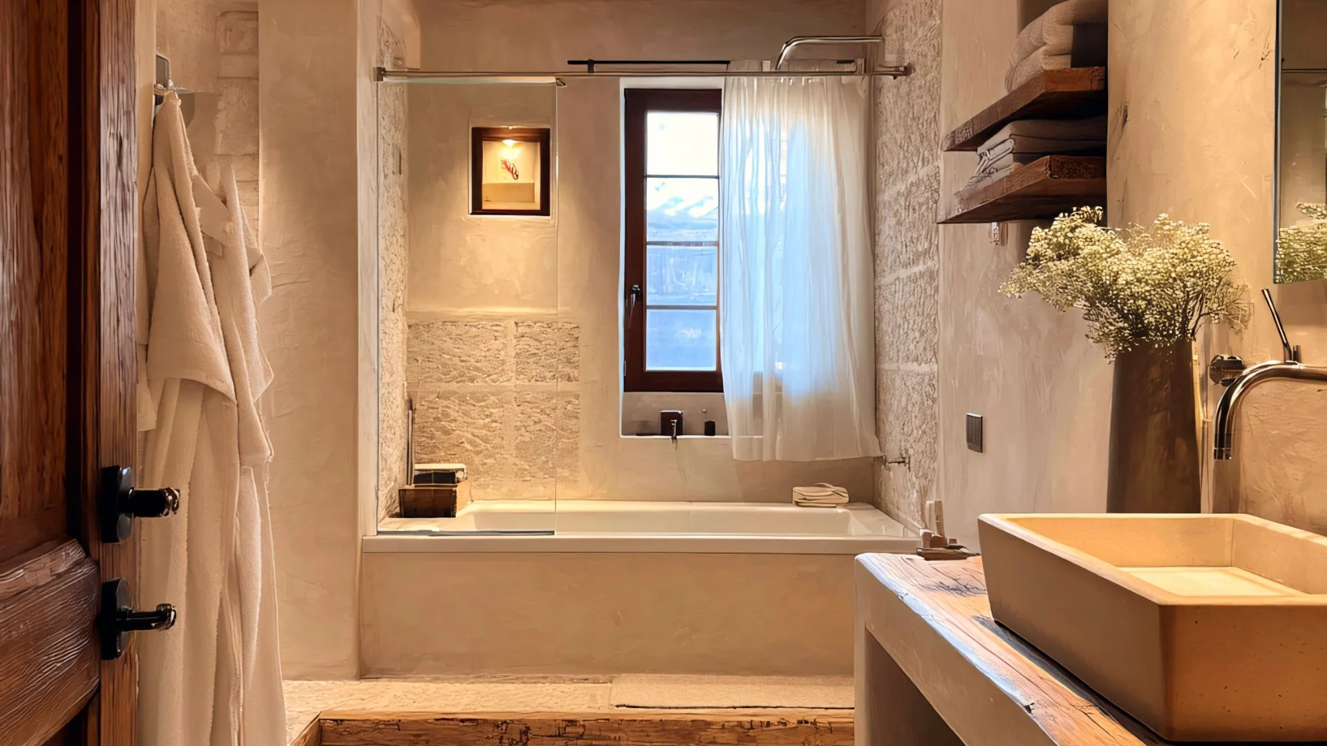 Baño renovado con alicatado y sanitarios nuevos en una reforma en Sevilla