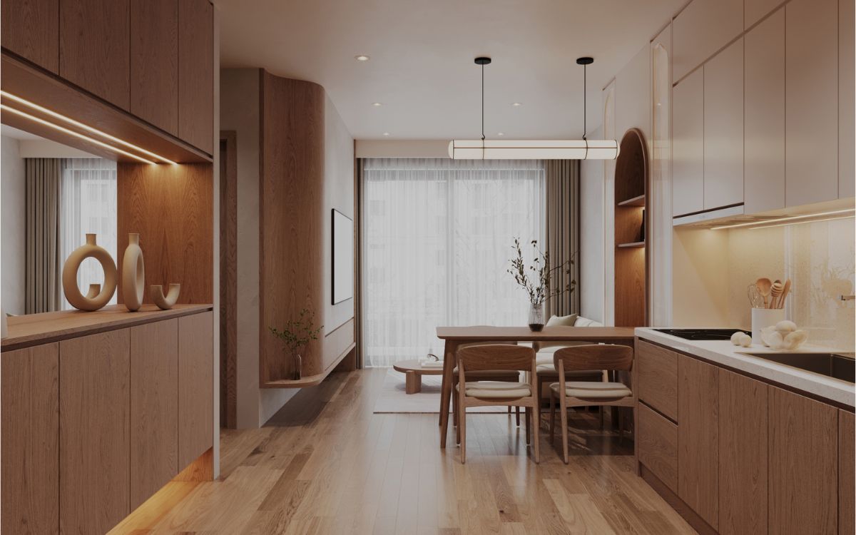 Cocina a medida con muebles personalizados diseñada por Reformas Anjo en Sevilla