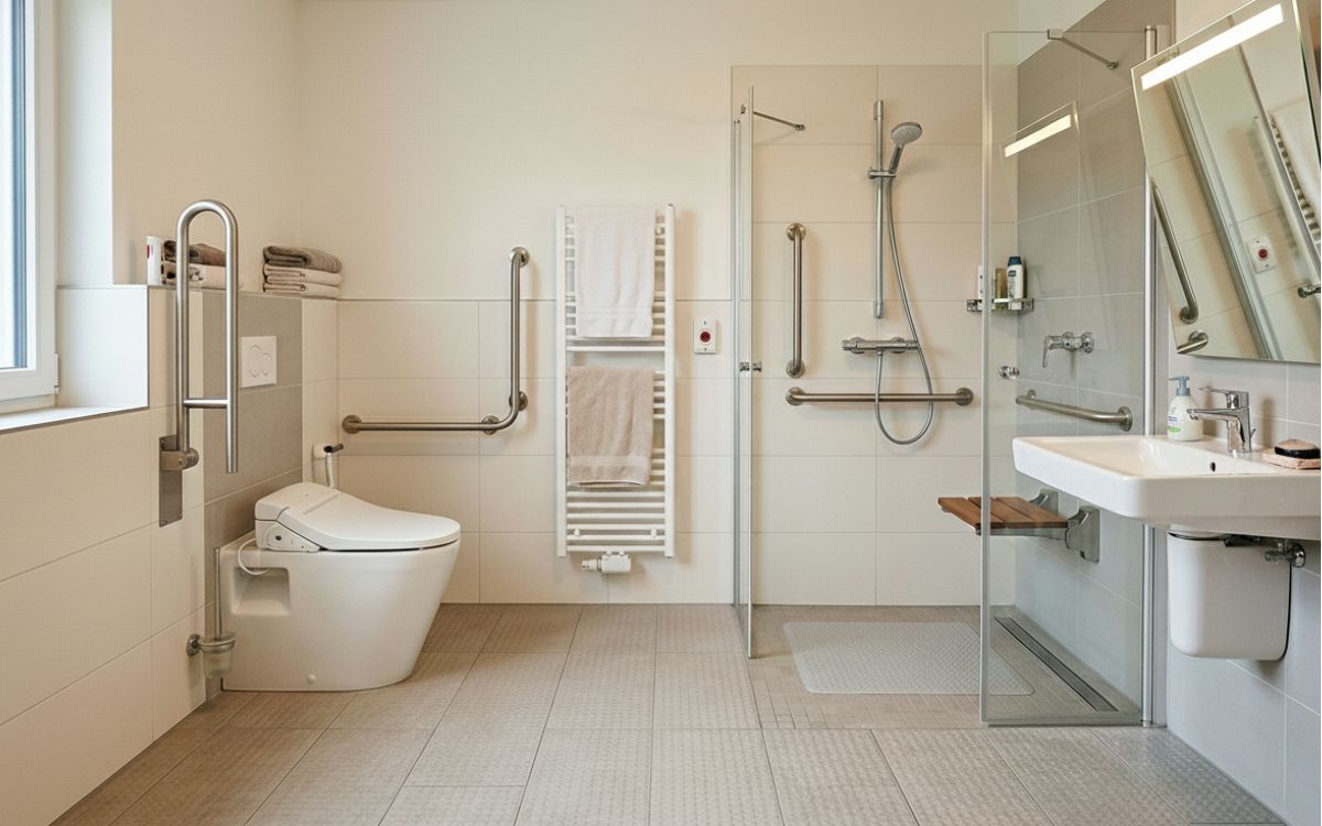 baño accesible