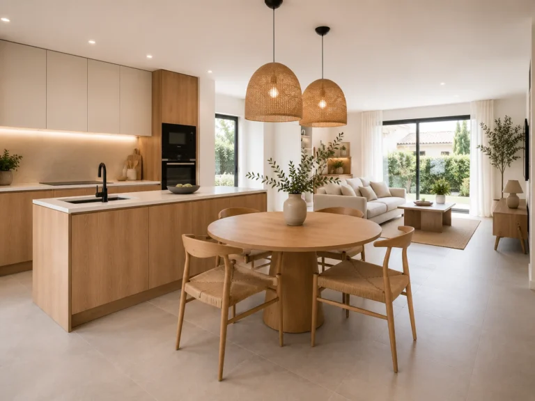 Cocina abierta reformada en vivienda de Bormujos